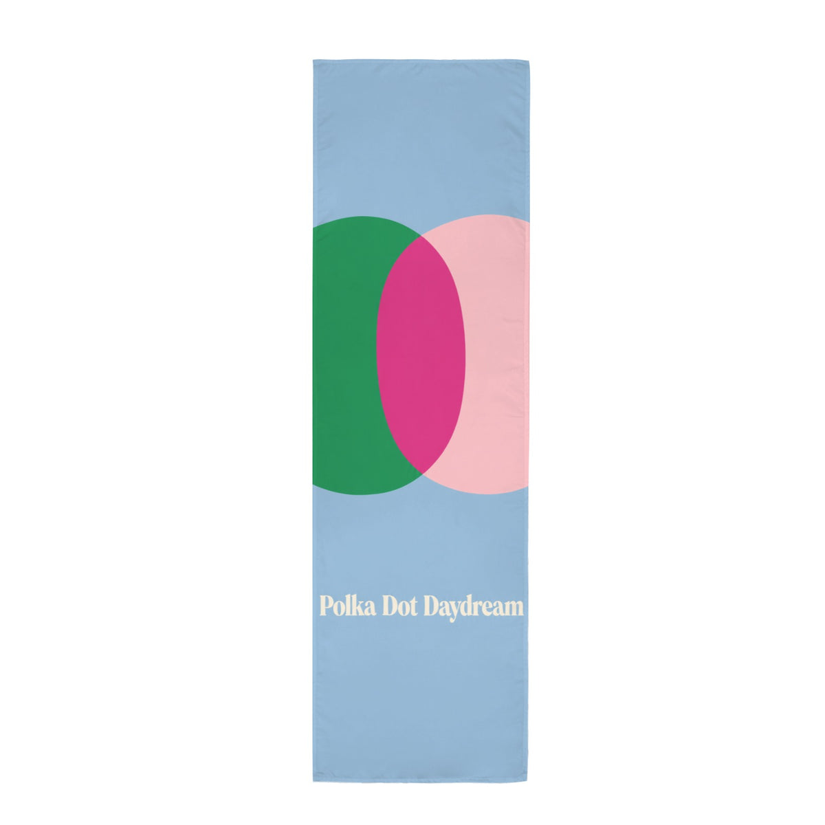 Polka Dot Daydream 12 x 40 in Polyester Peach Skin Tapestry