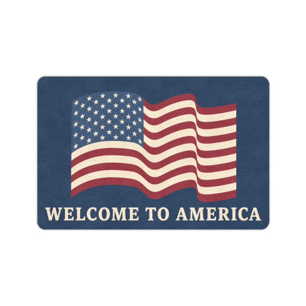 Welcome to America 23.6 x 15.7 in Doormat