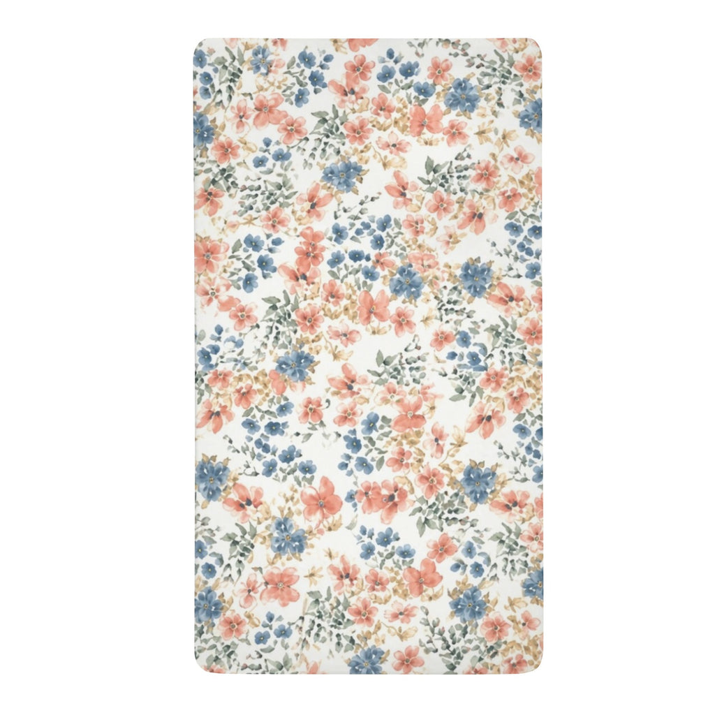 Washed Linen Daybreak Fitted Sheet 39x75x13inch (QUE)