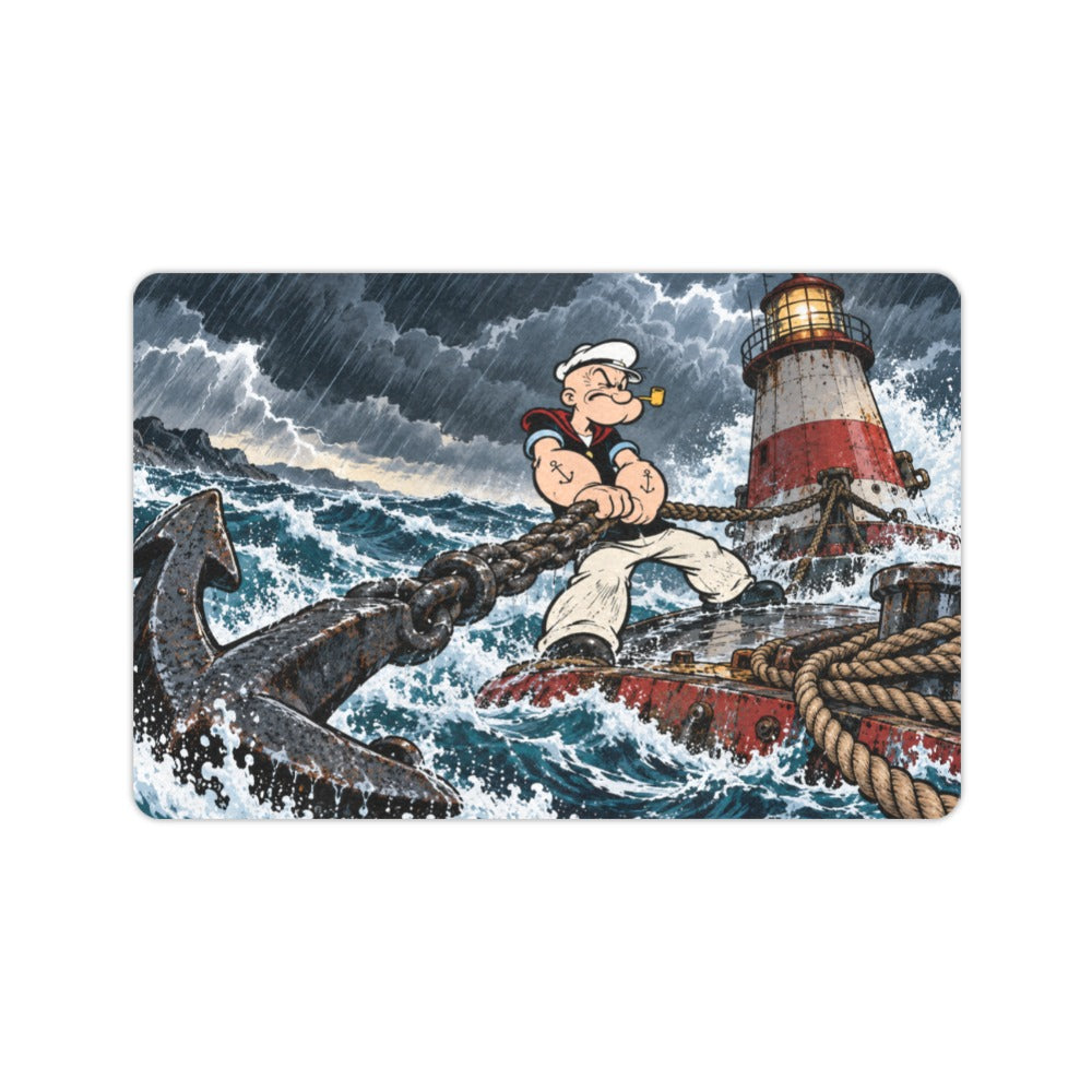Popeye and the Floating Lighthouse 23.6 x 15.7 in Doormat