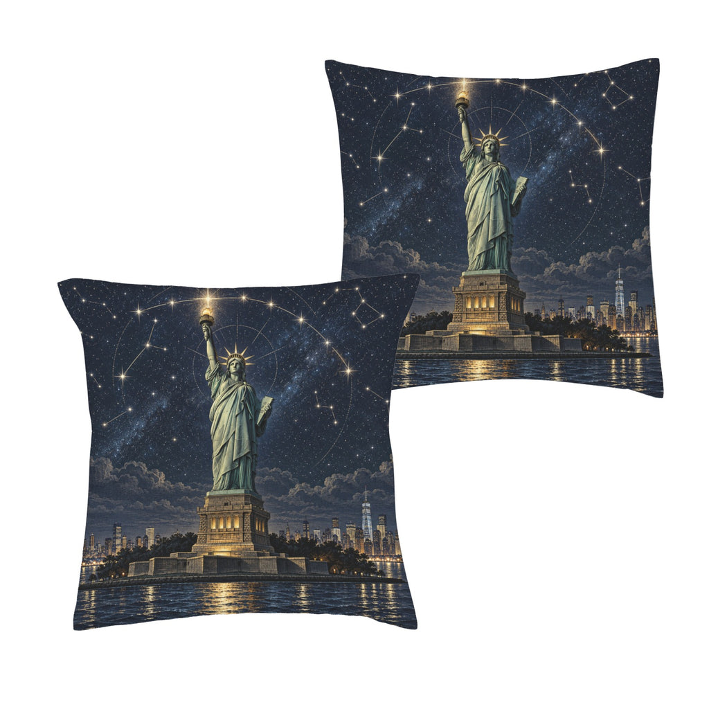 Liberty Torch Constellations 16 x 16 in Envelope Pillow Case
