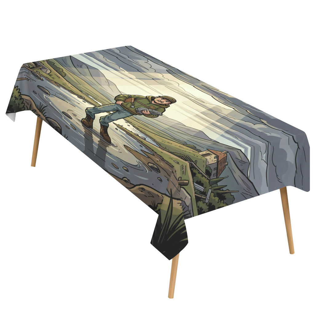 Early Pluto Valley 178cm x 140cm Rectangular Tablecloth 70x55inch (QUE)