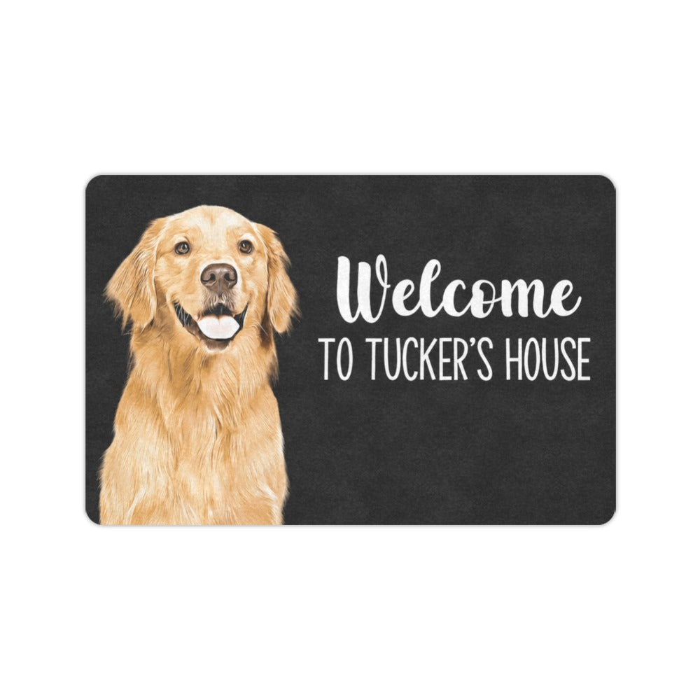 Welcome to Tucker House 23.6 x 15.7 in Doormat