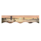 Brooklyn Bridge Sunrise River Pas — 200cm x 43.1cm Fireplace Cloth (QUE)