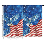Future Vote Eagle 52 x 84 in Window Curtain Set