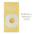 Marigold Memory Path 29"x58" (QUE) Waffle Weave Bath Towel