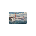 Fog Sailboats Golden Gate 12 x 8 in Metal Tin Sign