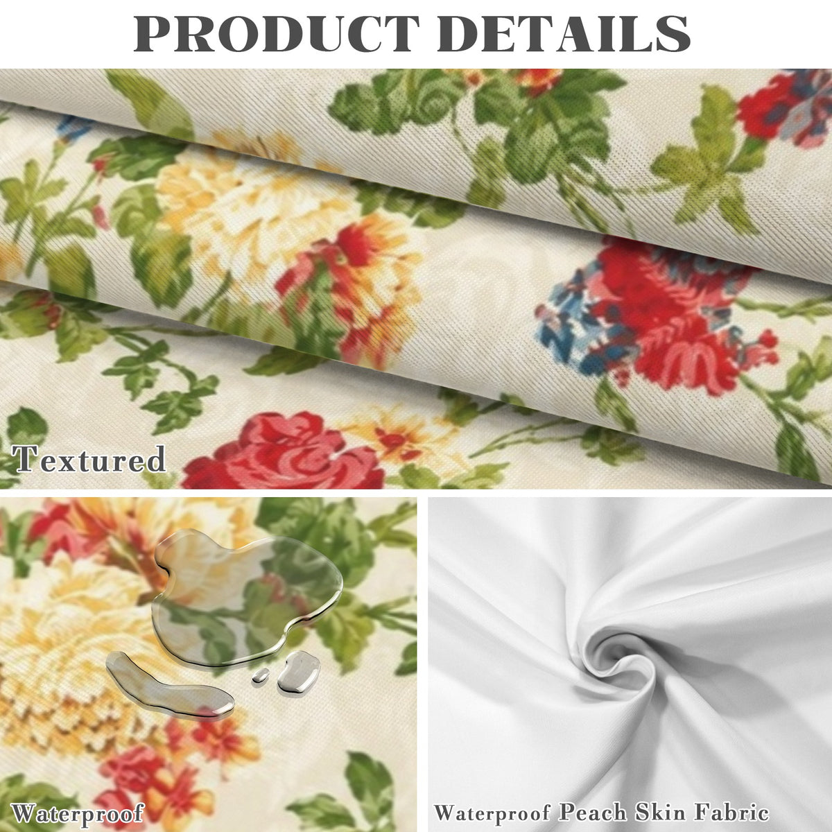 Retro Vine 178cm x 140cm Rectangular Tablecloth 70x55inch (QUE)