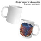 Grand Canyon Night River 11 oz White Ceramic Mug