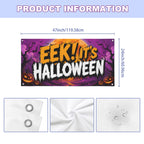 Eek Its Halloween 47 x 24 in Festival Banner