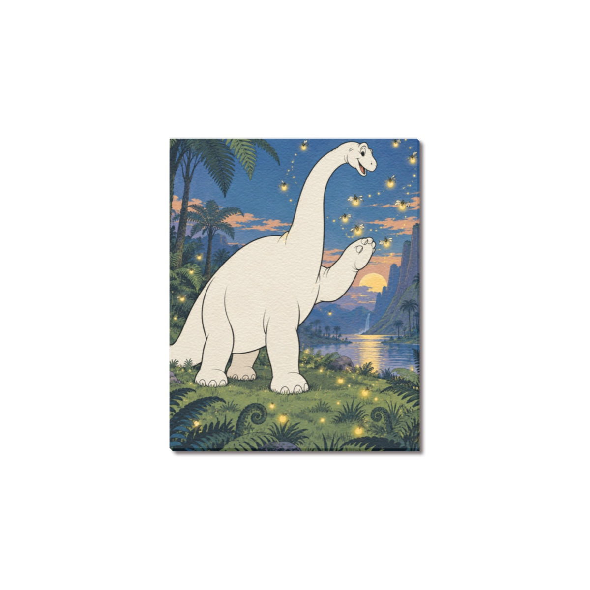 Gertie Firefly Meadow Frame Canvas Print 8"x10"