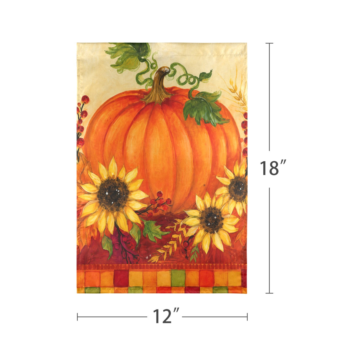Hayride Maples 12 x 18 in Garden Flag