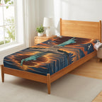Liberty Copper Eclipse Fitted Sheet 39x75x13inch (QUE)