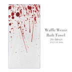 Dracula Ivy Window 29"x58" (QUE) Waffle Weave Bath Towel