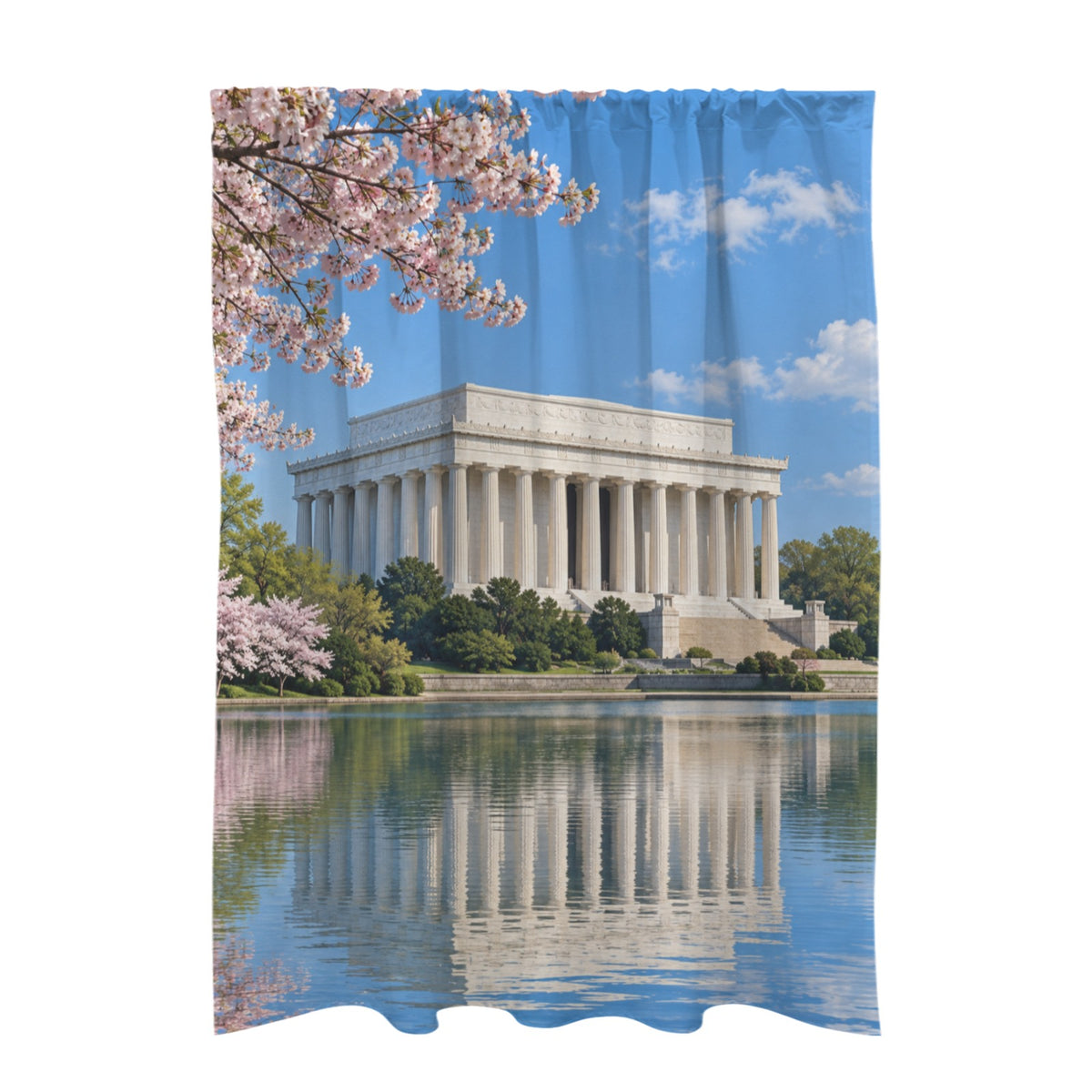 Lincoln Memorial Colonnade — 51 x 72 in Door Curtain (QUE)