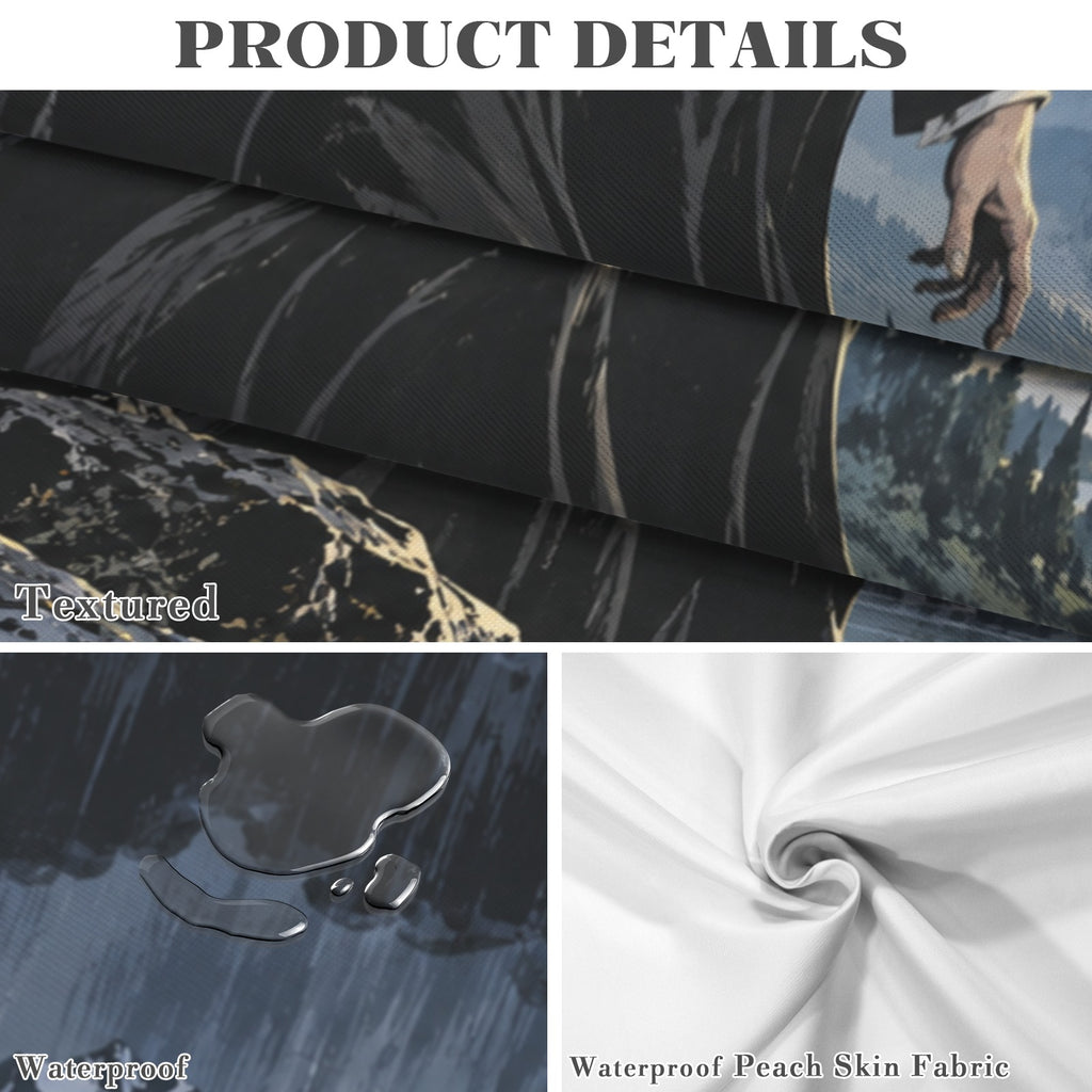 Phantom Valley 178cm x 140cm Rectangular Tablecloth 70x55inch (QUE)