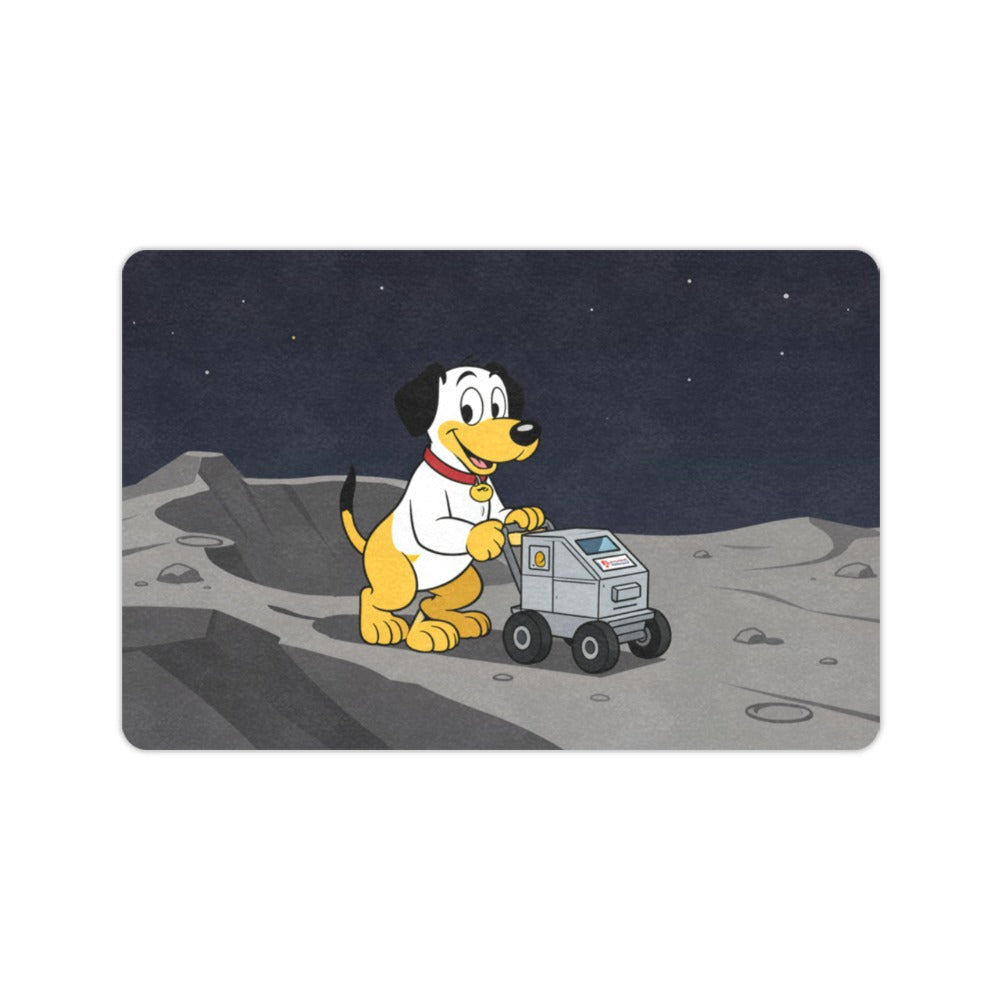 Pluto Crater Rover 23.6 x 15.7 in Doormat