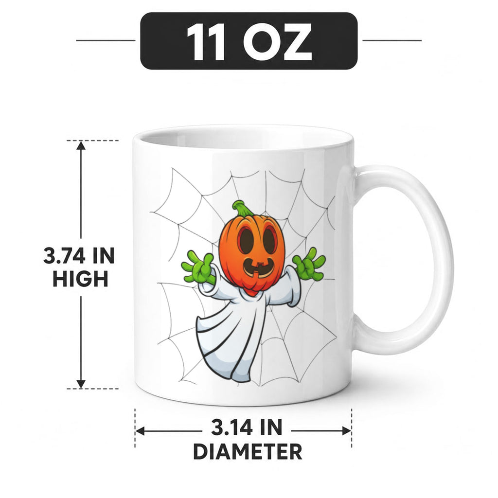 Ghost Mailbox Surprise 11 oz White Ceramic Mug