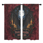 Red Dracula Portrait 52 x 84 in Window Curtain Set