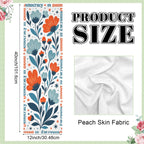 Democracy in Bloom 12 x 40 in Polyester Peach Skin Tapestry