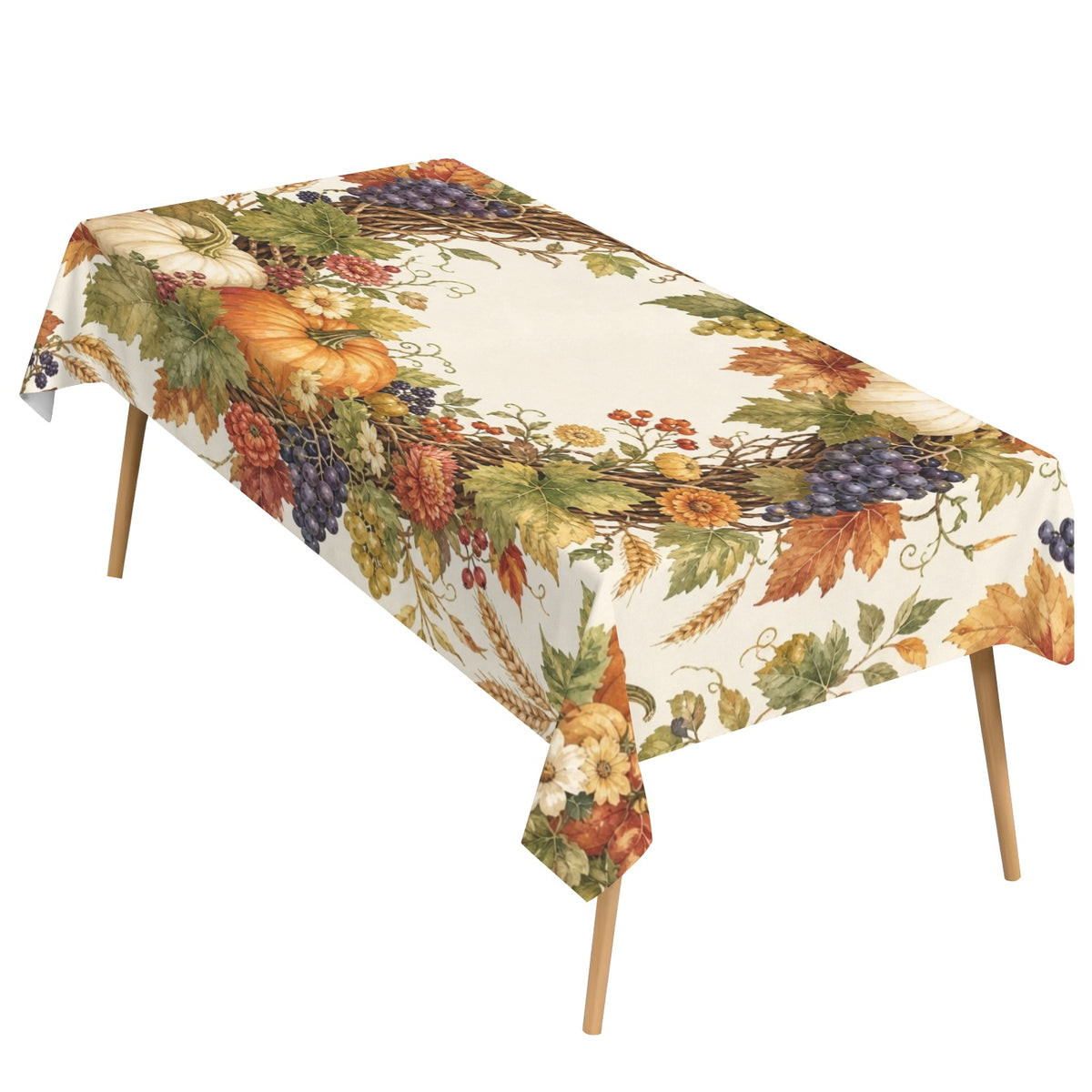 Grapevine 178cm x 140cm Rectangular Tablecloth 70x55inch (QUE)