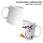 Candy Corn Constellation 11 oz White Ceramic Mug