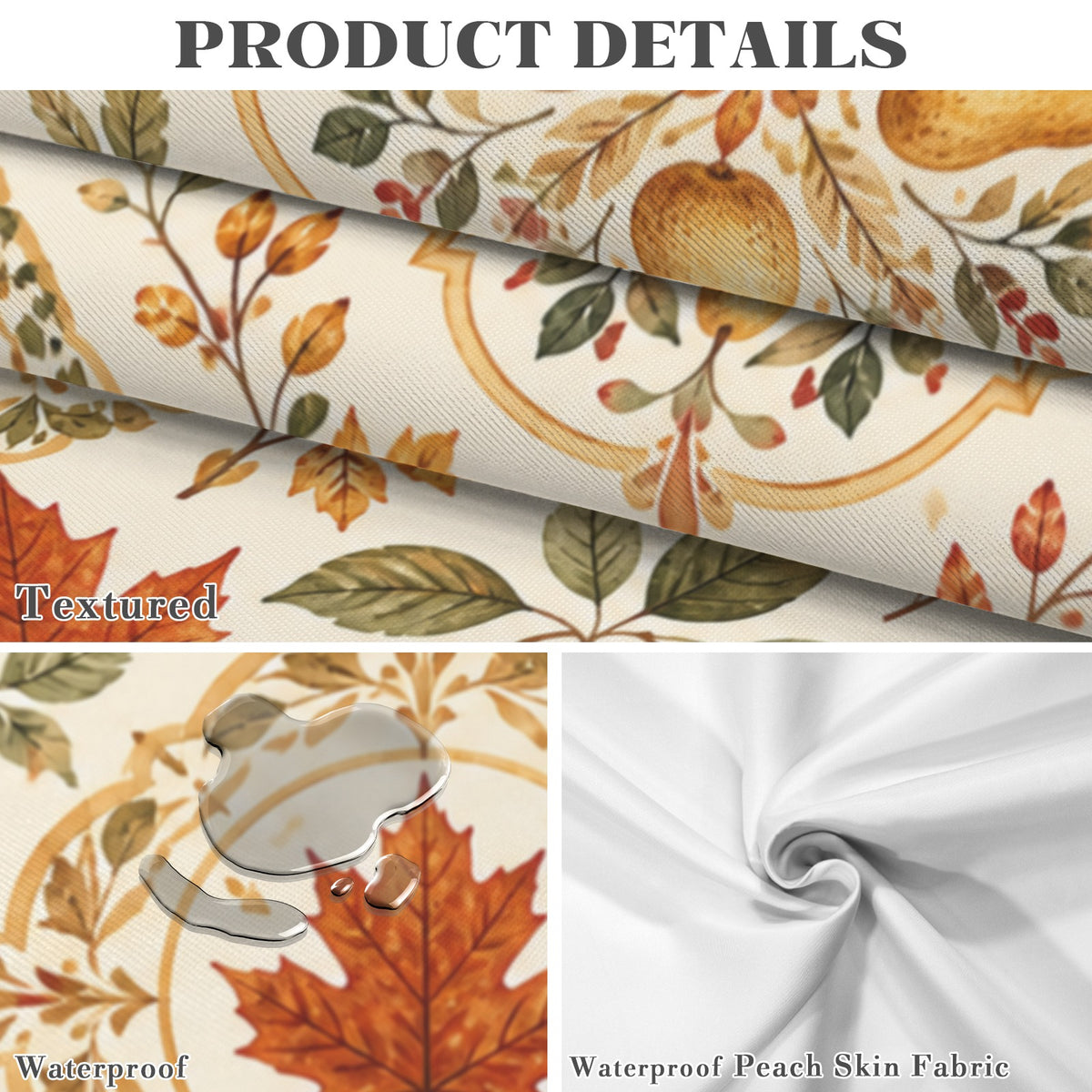 Pear Medallion 178cm x 140cm Rectangular Tablecloth 70x55inch (QUE)