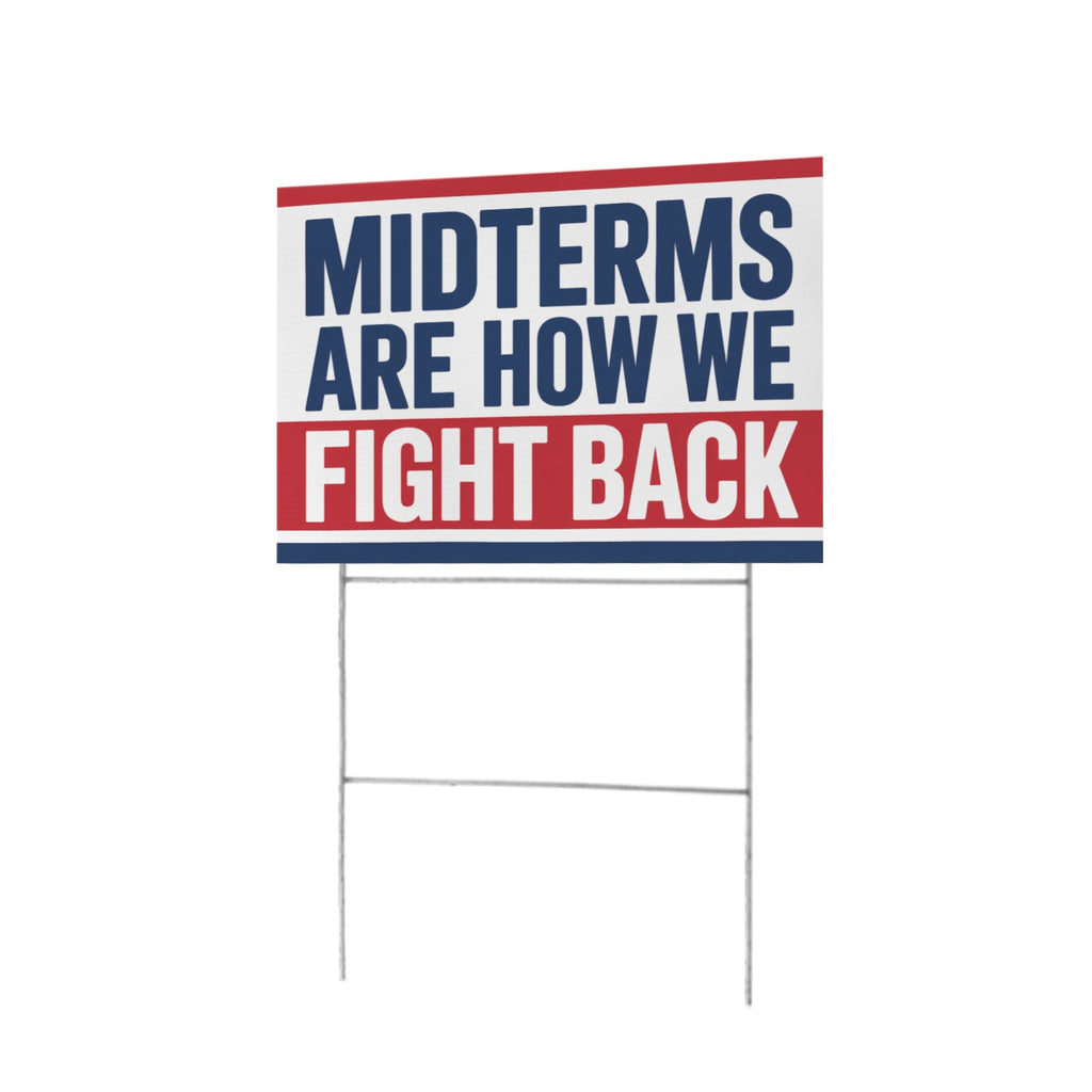 Midterms Move Us Forward 12 x 9 in House Sign