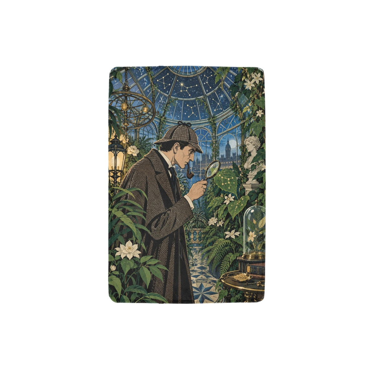 Sherlock Holmes Glasshouse 32 x 48 in Micro Fleece Blanket