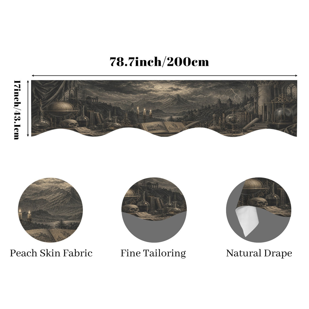 Gothic Laboratory 200cm x 43.1cm Fireplace Cloth (QUE)