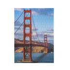 Golden Gate Bridge 10 x 13.94 in 200-Piece Wooden Jigsaw Puzzle (QUE)