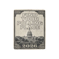 Find Your Polling Place 32 x 48 in Micro Fleece Blanket