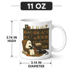 Spooky Carousel 11 oz White Ceramic Mug