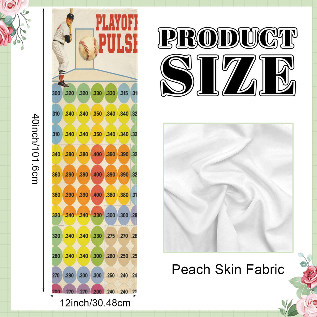 Playoff Pulse 12 x 40 in Polyester Peach Skin Tapestry