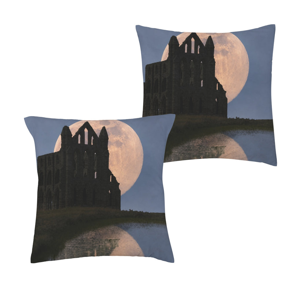 Castle Moon Silhouette 16 x 16 in Envelope Pillow Case
