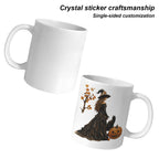 Black Cat Potion Shop 11 oz White Ceramic Mug