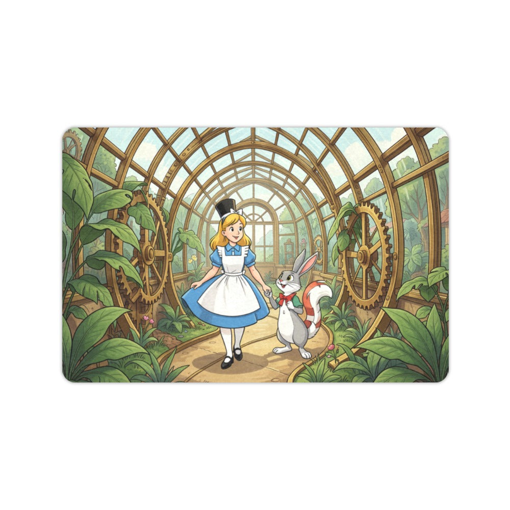 Alice Clockwork Greenhouse 23.6 x 15.7 in Doormat