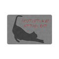 Protected by Attack Cat Doormat 23.6 x 15.7 in Doormat
