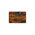 Autumn Night Market 12 x 8 in Metal Tin Sign