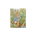 Peter Rabbit Carrot Patch Frame Canvas Print 8"x10"
