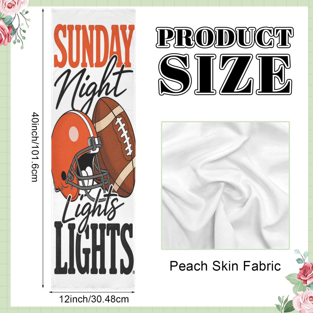 Sunday Night Lights 12 x 40 in Polyester Peach Skin Tapestry