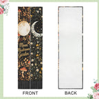 Moon Mushroom Garden 12 x 40 in Polyester Peach Skin Tapestry