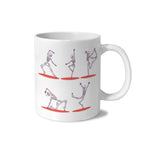 Skeleton Hand with Candy 11 oz White Ceramic Mug