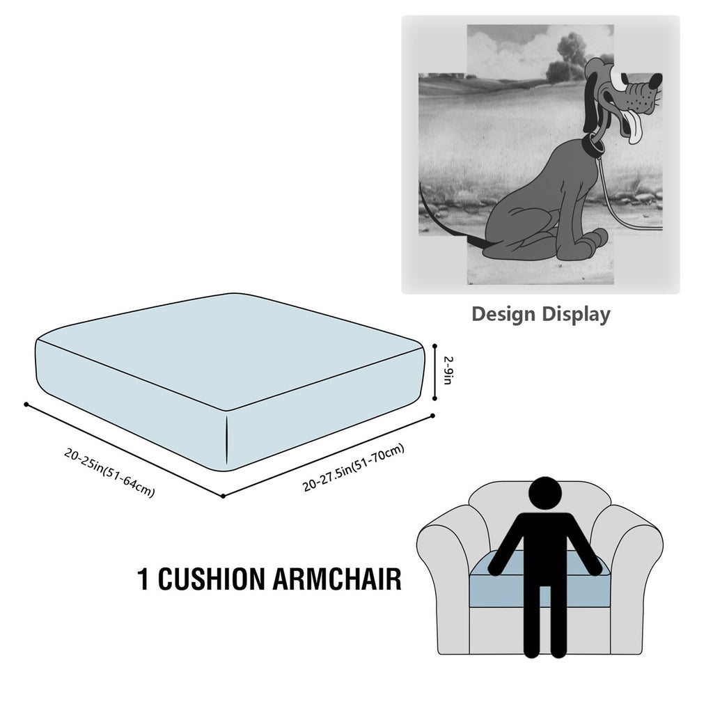 Rover With A Picnic Blanket And Bask 25 x 27.5 x 8 in Sofa Cushion Cover
