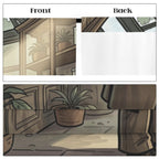 Sherlock Holmes Orchid Greenhouse 52 x 84 in Window Curtain Set