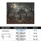 Haunted Manor 178cm x 140cm Rectangular Tablecloth 70x55inch (QUE)