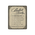 Ballot Ready Checklist 32 x 48 in Micro Fleece Blanket