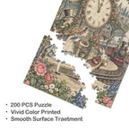 Alice station 10 x 13.94 in 200-Piece Wooden Jigsaw Puzzle (QUE)