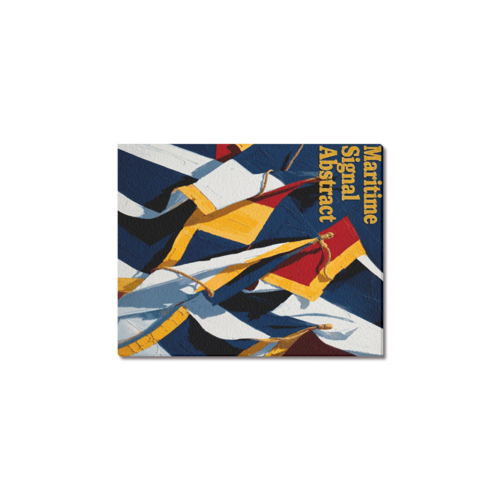 Maritime Signal Abstract Frame Canvas Print 8"x10"