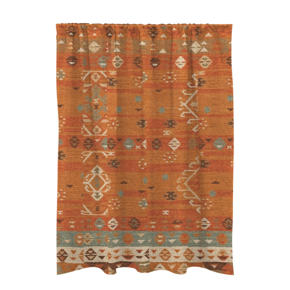 Heritage Mosaic Courtyard 51 x 72 in Door Curtain (QUE)